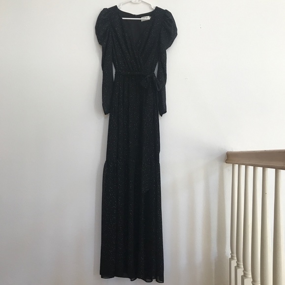 Eliza J Long Sleeve Maxi Dress Size 4 - Picture 4 of 9